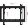 Afbeelding van Easy Fix M ultra dunne wandsteun voor tv’s tot en met 42 inch - EW1501