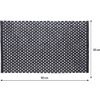 Afbeelding van Sealskin - Woodblock Badmat 52x90 cm - Teak - Zwart
