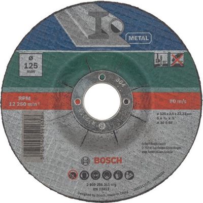 Afbeelding van Bosch DOORSL.SCHIJF METAAL, 125 X2,5 GEBOGEN