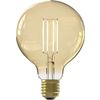 Afbeelding van Calex Slimme Lamp - Wifi LED Filament Verlichting - Globe 9,5cm - E27 - Smart Lichtbron Goud- Dimba