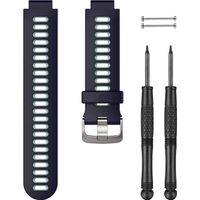 Garmin Forerunner 735 Siliconen Vervanging Horlogebandje - Polsbandje - Wearablebandje - Blauw/Zwar