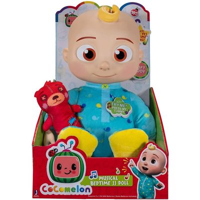 Afbeelding van CoComelon meezingpop Bedtime JJ pluche figuurpop met geluid