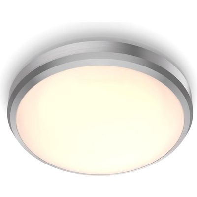 Afbeelding van Philips Doris badkamerplafonnière - nikkel - klein - 6 W