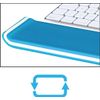 Afbeelding van Leitz WOW Ergo Ergonomische Verstelbare Polssteun voor Toetsenbord - Blauw