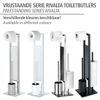 Afbeelding van WENKO Toiletbutler Rivalta wit - Toiletborstel met houder, Toiletrolhouder en Reserverolhouder
