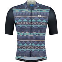 Rogelli Aztec Fietsshirt - Korte Mouwen - Heren - Blauw, Desert - Maat XL