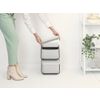 Afbeelding van Brabantia Sort & Go Prullenbak Stapelbaar - 20 liter - Light Grey