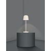 Afbeelding van EGLO Mannera Tafellamp - Aanraakdimmer - Draadloos - 34 cm - Aluminium - Zandkleur/Wit - Oplaadbaar