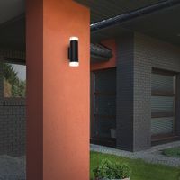 Briloner Leuchten LED buitenlamp metaal 2x GU10 4,7W IP44 400lm 4000K zwart