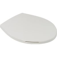 Plieger Start Toiletbril – Wc Bril Wit Thermoplast – Wc Brillen met Deksel – Kunststof Bevestiging