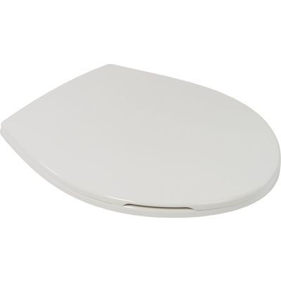 Afbeelding van Plieger Start Toiletbril – Wc Bril Wit Thermoplast – Wc Brillen met Deksel – Kunststof Bevestiging
