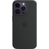 Afbeelding van Apple Silicone Backcover MagSafe iPhone 14 Pro hoesje - Middernacht