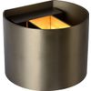 Afbeelding van Lucide XIO - Wandl - LED Dimb. - G9 - 1x3,5W 2700K - Roest bruin
