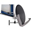 Afbeelding van A.S. SAT 12100 Satelliet-raambeugel Geschikt voor schotelgrootte: Ø tot 75 cm Zilver