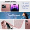 Afbeelding van Spigen Liquid Crystal Apple iPhone 14 Pro Max Hoesje Glitter Roze