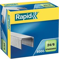 Rapid Nietjes 24/6 Gegalvaniseerd - Doos van 5.000 Nietjes