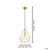 Afbeelding van EGLO Carlton Hanglamp - E27 - Ø 31 cm - Goud