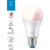 Afbeelding van WiZ Lamp Slimme LED Verlichting E27 Lichtbron - Gekleurd en Wit Licht - 60W - Mat - WiFi