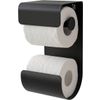 Afbeelding van Sealskin Brix - Toiletrolhouder dubbel - Zwart