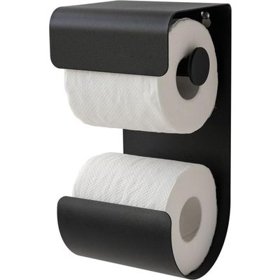 Afbeelding van Sealskin Brix - Toiletrolhouder dubbel - Zwart