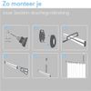 Afbeelding van Sealskin Easy Roll 90x90x90 cm - Aluminium - Mat zilver