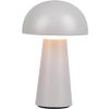 Afbeelding van REALITY LENNON - Tafellamp - Pastel grijs - SMD LED - Oplaadbare - Buitenlamp - Dimbaar - IP44