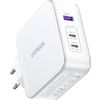 Afbeelding van UGREEN 140W GaN Snellader - Nexode USB-A+2*USB-C - Fast Charger met USB-C Cable wit - MacBook Pro/A