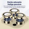 Afbeelding van iPhone 14 Pro / 14 Pro Max Camera Lens Protector - Goud - Eenvoudige Installatie - Camera Protector