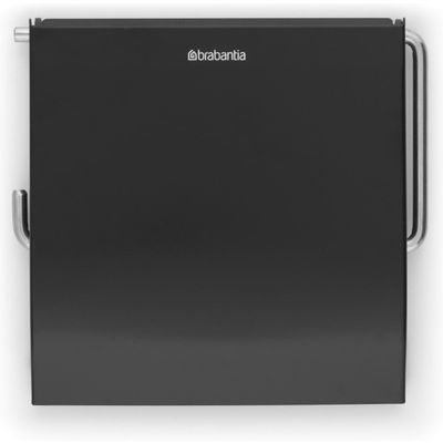 Afbeelding van Brabantia ReNew WC rolhouder - met Klep - Matt Black