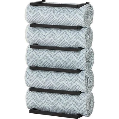 Afbeelding van Sealskin Carré - Handdoekrek groot - 12 x 24 x 48 cm - Zwart