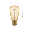 Afbeelding van EGLO LED lichtbron - Ø4,8 cm - E27 - 320lm - Golden Age - dimbaar met LED dimmer