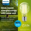 Afbeelding van Philips LED lamp Transparant - 60 W - E27 - warmwit licht