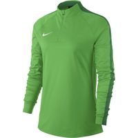 Nike Dry Academy 18 Drill Longsleeve Dames Sporttrui - Maat XS - Vrouwen - groen/wit