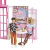 Afbeelding van Barbie - huis en Barbiepop - Barbie huis met 2 verdiepingen