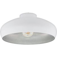 EGLO Mogano Plafondlamp - E27 - Ø 40 cm - Wit/Zilver