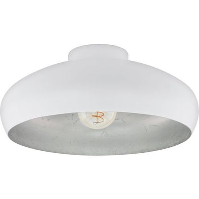 Afbeelding van EGLO Mogano Plafondlamp - E27 - Ø 40 cm - Wit/Zilver