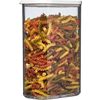 Afbeelding van Mepal – Bewaardoos Modula 2000 ml – wit – voorraaddoos - bewaardoos met deksel – luchtdicht – trans