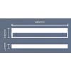 Afbeelding van Philips myKitchen Linea TL Plafonnière - LED - Wit - 54,8 cm breed - 9W - 800 lumen - incl. Kabel e