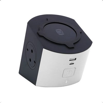Legrand Powercube Qi Draadloze Oplader - Wireless Charger - Verdeelstekker 2X2P + A - Stekkerdoos S Foto van Legrand Powercube Qi Draadloze Oplader - Wireless Charger - Verdeelstekker 2X2P + A - Stekkerdoos S