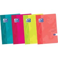 OXFORD - Touch - schrift - A4 - lijn - 36 vel - soepele kartonnen kaft - assorti