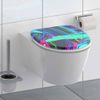 Afbeelding van SCHÜTTE WC-Bril 82191 NEON PAINT - Duroplast - Soft Close - Verchroomde Scharnieren - Decor - 1-zij