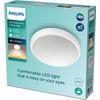 Afbeelding van Philips Doris badkamerplafonnière - wit - klein - 6 W