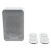 Afbeelding van Honeywell DC313NFB - Draadloze deurbelset met 2 deurdrukkers - Wit