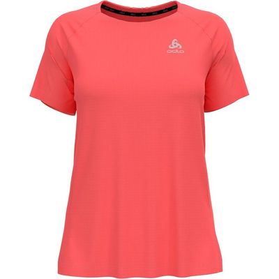 Afbeelding van ODLO T-shirt s/s crew neck ESSENTIAL Vrouwen Sportshirt - Siesta - Maat M