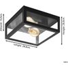 Afbeelding van EGLO Alamonte 1 Wandlamp Buiten - E27 - 29 cm - Zwart