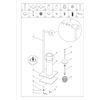 Afbeelding van Sealskin Tube - Toiletbutler - Toiletrolhouder - Toiletborstel met houder - vrijstaand - Zwart