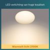 Afbeelding van Philips Shan plafonnière - met sensor - warmwit licht - 12 W