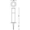 Afbeelding van Philips LED Utrecht sokkellamp voor buiten - laagspanning - antraciet - warmwit licht - 6 W
