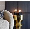 Afbeelding van Calex Slimme Lamp - Wifi LED Filament Verlichting - Globe 9,5cm - E27 - Smart Lichtbron Goud- Dimba