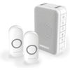 Afbeelding van Honeywell DC313NFB - Draadloze deurbelset met 2 deurdrukkers - Wit